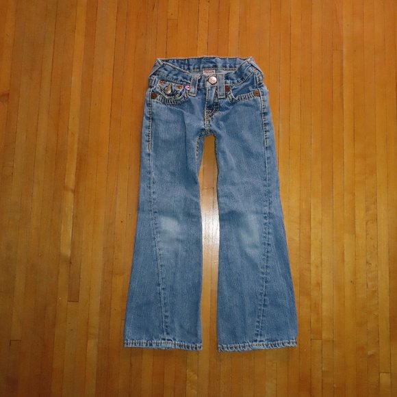 Vintage Y2K Rare True Religion Sunshine yellow Rainbow Joey flare boot Big T 6 - Picture 3 of 9